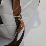 Prenosná taška pre psa Golden dog Lux - biela